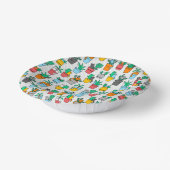 Bols En Carton Chats dans les pots à fleurs (Angulaire)