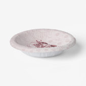 Bols En Carton Chaussures de bébé rose bol en papier (Angulaire)