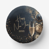 Bols En Carton Chic Champagne Time Happy New Year (Recto)