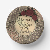 Bols En Carton Chic Leopard Rose Fabuleux 40e anniversaire (Recto)