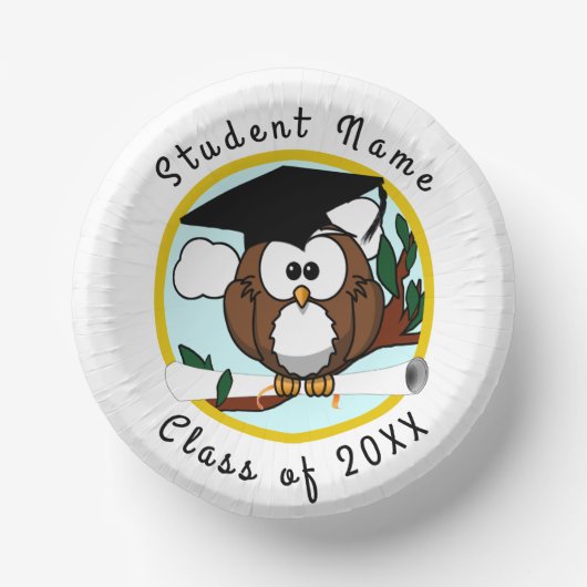 Bols En Carton Chouette (Recto)