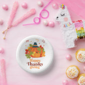 Bols En Carton Citrouille bon thanksgiving avec Casquette et Feui (Fête)