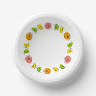 Bols En Carton Citrus multi-cercles