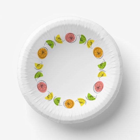 Bols En Carton Citrus multi-cercles (Recto)