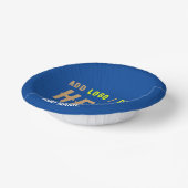 BOLS EN CARTON COBALT BLEU MODERNE ET MODERNE VÉRIFIÉ MARQUE (Angulaire)