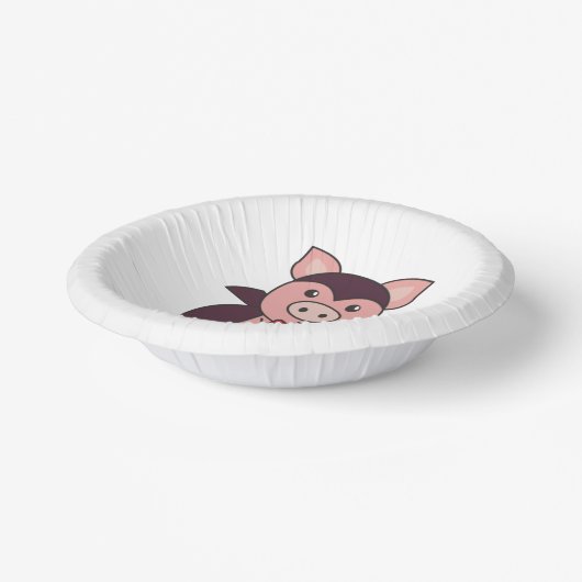 Bols En Carton Cochon Halloween Cute Devil Vampire costume (Angulaire)