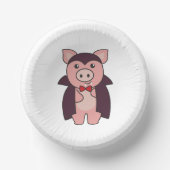 Bols En Carton Cochon Halloween Cute Devil Vampire costume (Recto)