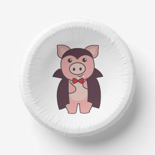 Bols En Carton Cochon Halloween Cute Devil Vampire costume (Recto)