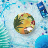 Bols En Carton Coconut Tiki Bar Luau Tropical  (Fête)