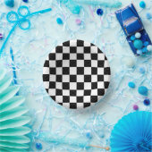 Bols En Carton Coeurs de tableau de bord en noir et blanc (Fête)