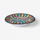 Bols En Carton Coloré Mandala Paper Bowl (Angulaire)