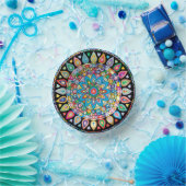 Bols En Carton Coloré Mandala Paper Bowl (Fête)