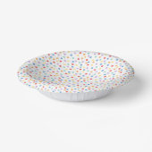 Bols En Carton Confetti Bright (Points) (Angulaire)