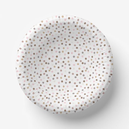 Bols En Carton Confetti Chic (Points) (Recto)