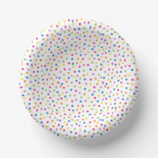 Bols En Carton Confetti Dazzle (points) (Recto)