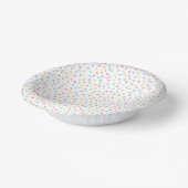 Bols En Carton Confetti Pastels (Points) (Angulaire)