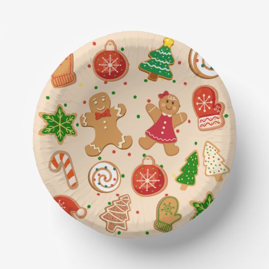 Bols En Carton Cookies de Noël (Recto)