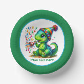 Bols En Carton Cool boys dinosaur party add text  (Recto)