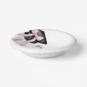 Bols En Carton Coquette de chou rose moderne Diplômé (Angulaire)