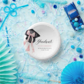 Bols En Carton Coquette de chou rose moderne Diplômé (Fête)