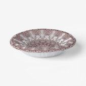 Bols En Carton Corbeilles en papier ornemental rose (Angulaire)