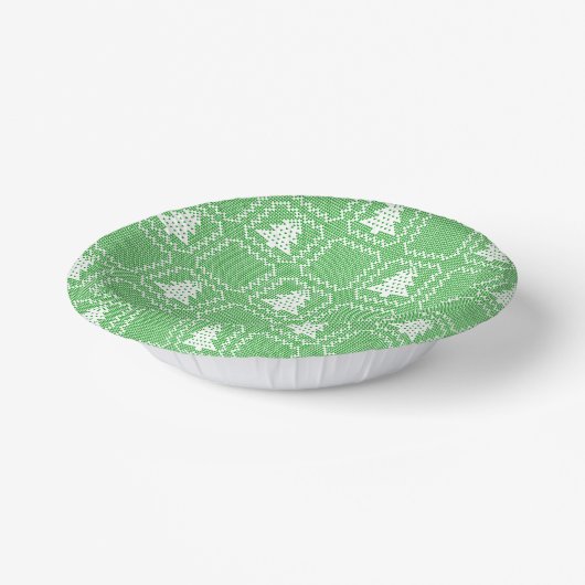 Bols En Carton Cosy sapin de Noël affreux pull à damiers motif (Angulaire)