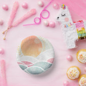 Bols En Carton Côté/Plage/ensoleillé (Fête)