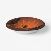 Bols En Carton Coucher de soleil brun Kokopelli Sun (Angulaire)