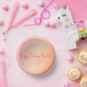 Bols En Carton Couleur rose pastel (Fête)