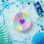 Bols En Carton Couleurs pastel & coeurs violets battre (Fête)