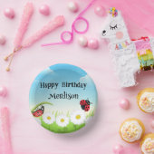 Bols En Carton Coute Polka point Ladybug Daisy Flower fête d'anni (Fête)