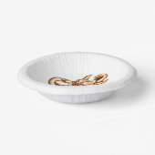 Bols En Carton Crâne - Tête diabolique avec serpent (Angulaire)