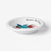 Bols En Carton Crowntail betta fish dessin animé (Angulaire)