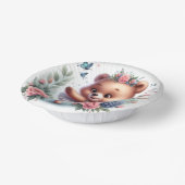 Bols En Carton Custom Little Ballerina Bear Birthday Paper Bowls (Angulaire)