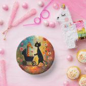 Bols En Carton Cute Cat Giraffe Paper Bowl (Fête)