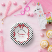 Bols En Carton Cute Crimson Bow Birthday (Fête)