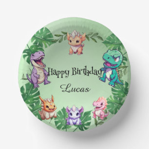 Bols En Carton Cute dinosaur jungle anniversaire de enfant de l'é