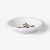 Bols En Carton Cute Kitty Chat et Papillon (Angulaire)