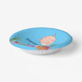 Bols En Carton Cute Narwhal Fish Unicorn Baleine mer Anniversaire (Angulaire)