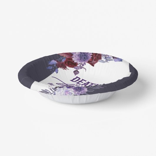 Bols En Carton Décès à mes trente Floral 40e Anniversaire (Angulaire)