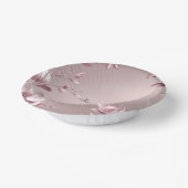 Bols En Carton Delicate Pink Floral Paper Bowls (Angulaire)