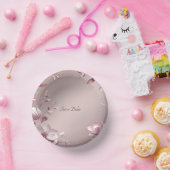 Bols En Carton Delicate Pink Floral Paper Bowls (Fête)