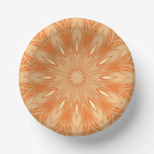 Bols En Carton Design de tulle factice orange