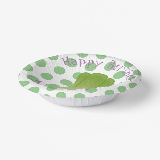 Bols En Carton dessin animé mignon de bok choy (Angulaire)