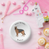 Bols En Carton dessin de berger allemand (Fête)