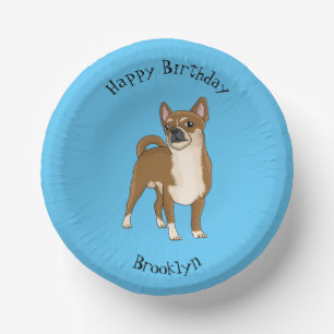 Bols En Carton Dessin de Chihuahua pour chien