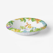 Bols En Carton Deux Rex Dinosaur 2ème fête d'anniversaire (Angulaire)