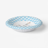 Bols En Carton Deux sots Oie Bleu Anniversaire (Angulaire)