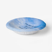 Bols En Carton Devis Sky de nom personnalisé (Angulaire)