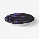 Bols En Carton Diagonales en violet et noir (Angulaire)